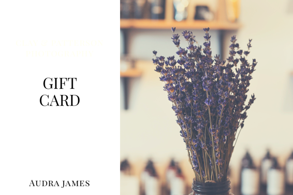 Audra James Gift Cards